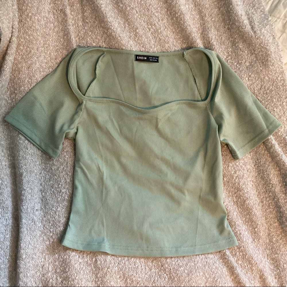 SHEIN Sweetheart Neck Top
